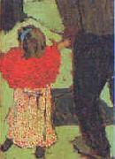 Enfant avec Echarpe Rouge, Edouard Vuillard